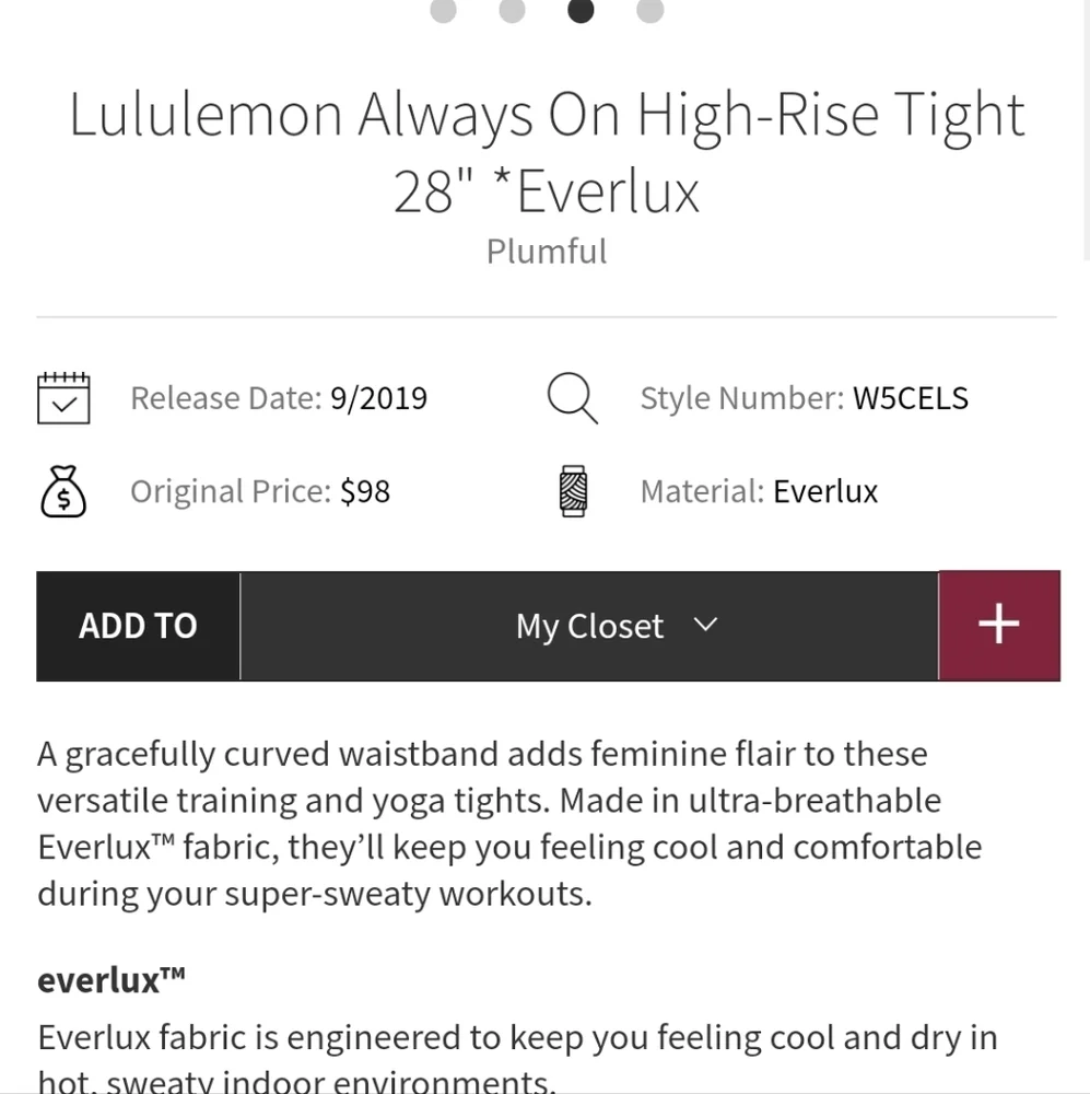 Lululemon Always On High Rise tights - Picture 4 of 11